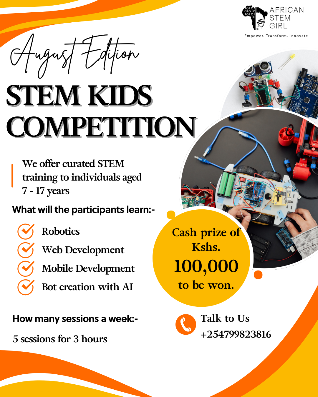 AfricanStemGirl Robotics Classes for kids