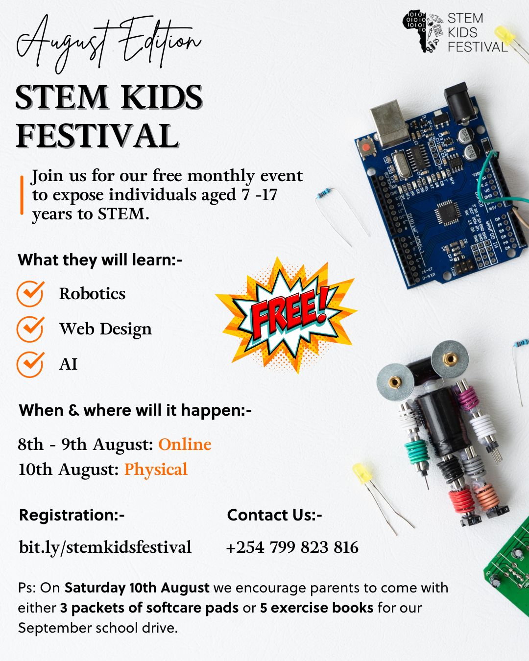 AfricanStemGirl Robotics Classes for kids